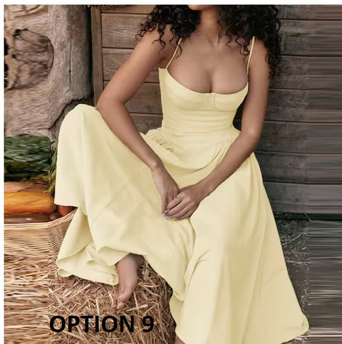 New Fashion Sexy Party Summer Halter Hot Long Dress CODE: KAR3632
