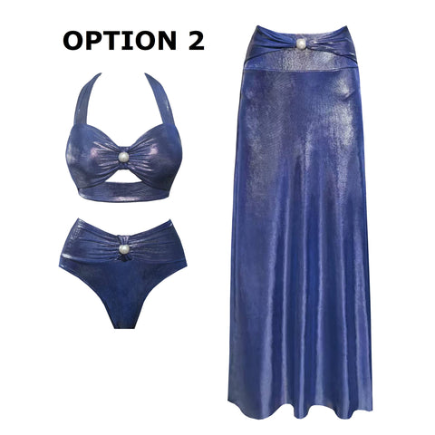 New Sexy Printed Diamond Swimwear Set CODE: KAR3639