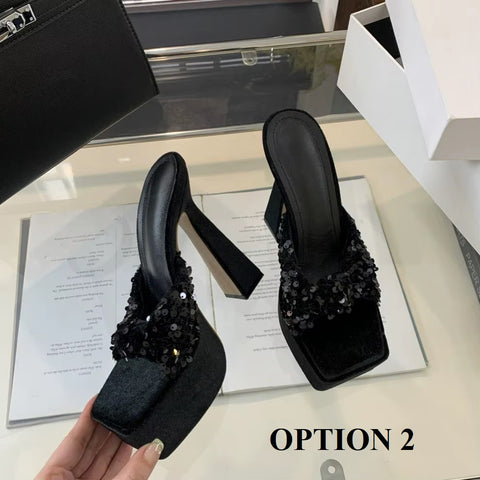 New Fashion Trendy High-end Minimalist Elegant Super High Heels CODE: KAR3642