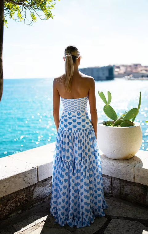 Sexy High Waist Tassel Skirt Beach Outing Swimsuit 2 Pieces Push Up Bikini Swimwear Set CODE: KAR3652