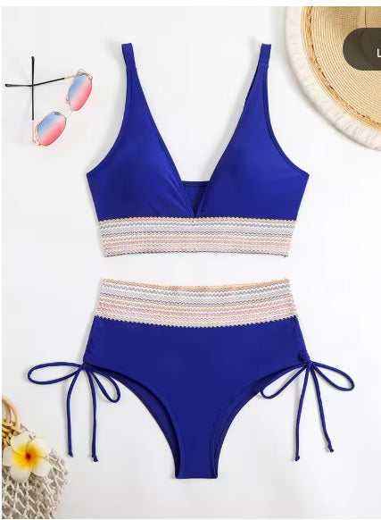 New Sexy High Waisted Bikini One Piece Swimwear Set CODE: KAR3661