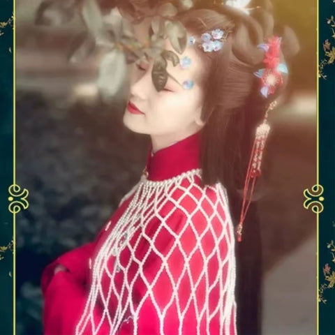 New Fashion Heavy Pearls Beaded Wraps Accessories CODE: KAR3666