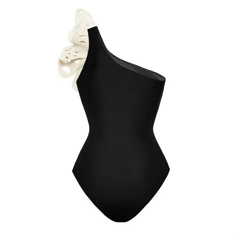 Sexy Floral Ruffle Printed, Push Up Slimming Bathing One Piece Swimsuit CODE: KAR3674