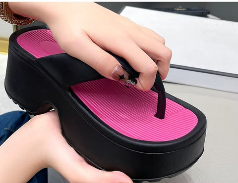 Fashion Thick Bottom Comfort Soft Sole Slides Slippers CODE: READY1495