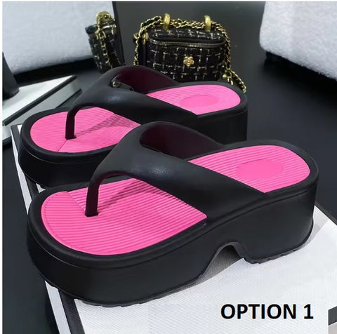 Fashion Thick Bottom Comfort Soft Sole Slides Slippers CODE: READY1495