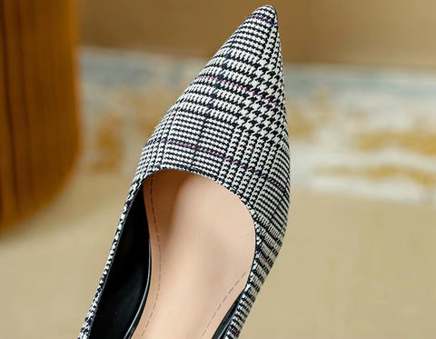 New Pointed Toe Stiletto Thin High Pumps Red Black Heel CODE: KAR3677