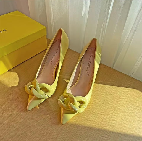 New Pointed Toe Stiletto Pumps Thin High Heel CODE: KAR3679