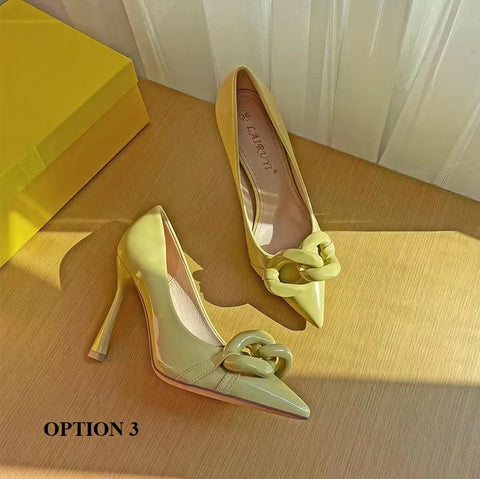 New Pointed Toe Stiletto Pumps Thin High Heel CODE: KAR3679