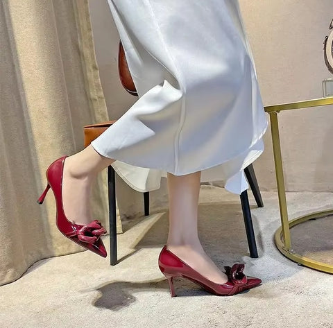 New Pointed Toe Stiletto Pumps Thin High Heel CODE: KAR3679
