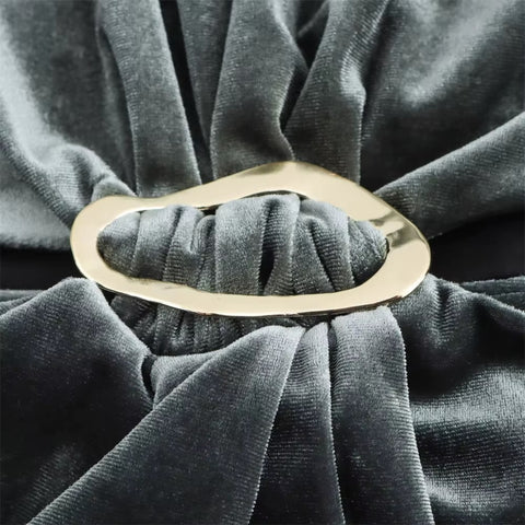 New Sleeveless Ring Detail at Waist Stylish Elegant Maxi Dress CODE: KAR3697