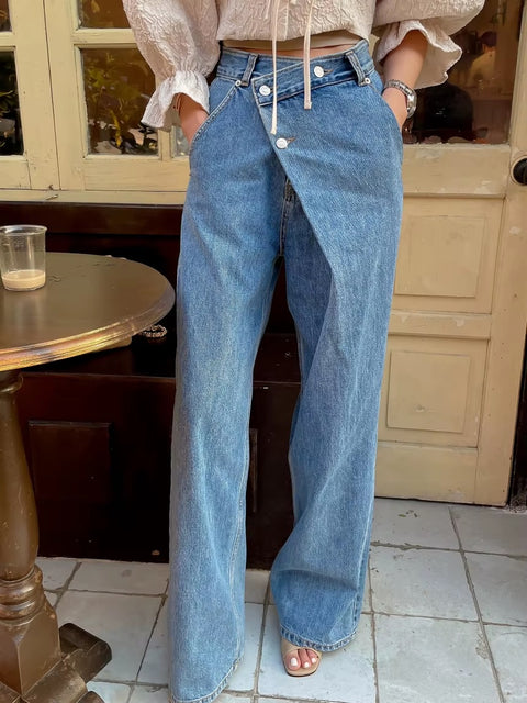 New Design Autumn High Waisted Versatile Trousers Pants CODE: KAR3705