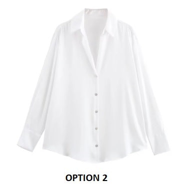 New Long Sleeve Loose Style Silk Texture Striped Shirt CODE: KAR3746