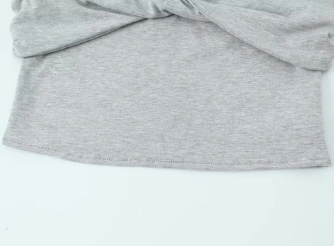 New Sexy Twisted Strapless Crop Top CODE: KAR3943