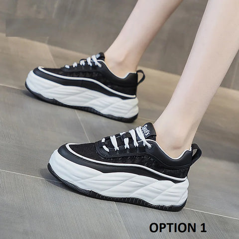 New Fashion Sneaker Light Thick Soles Shoes CODE: KAR4002