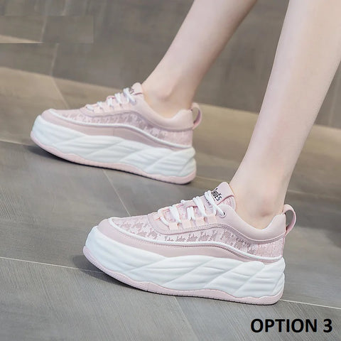 New Fashion Sneaker Light Thick Soles Shoes CODE: KAR4002
