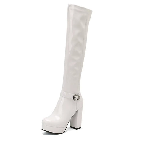 New Platform Knee High Boots CODE: KAR4033