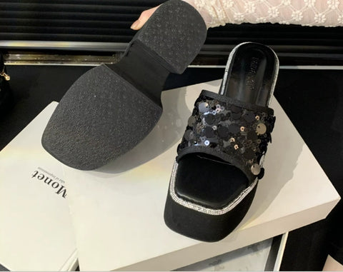 New Thick-soled Slope Platform Heels CODE: KAR4035