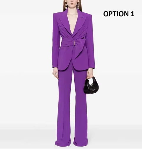 New Long Sleeve Formal coat with pant CODE: KAR4041