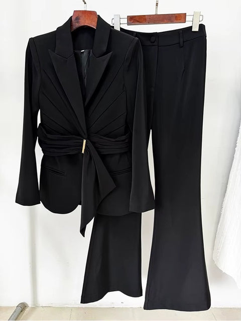 New Long Sleeve Formal coat with pant CODE: KAR4041