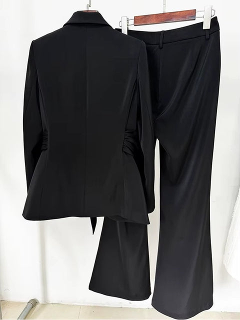 New Long Sleeve Formal coat with pant CODE: KAR4041