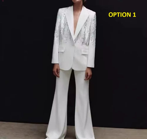 New modern business two piece suit CODE: KAR4043