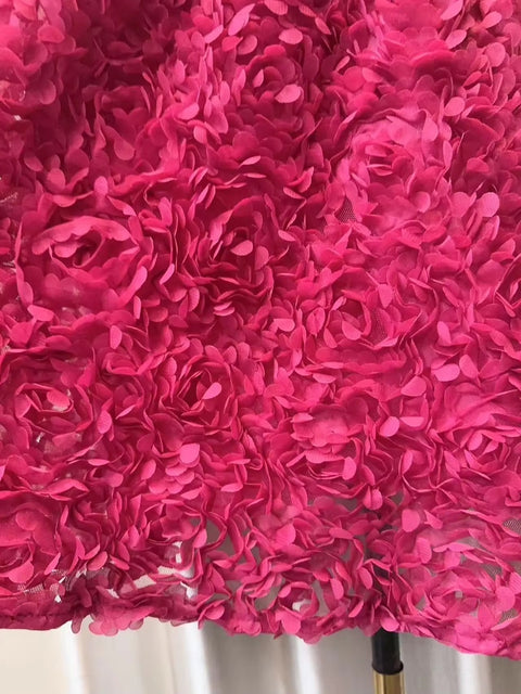 New Claret Sleeveless Floral Slim Evening Party Mini Dress CODE:  KAR4051