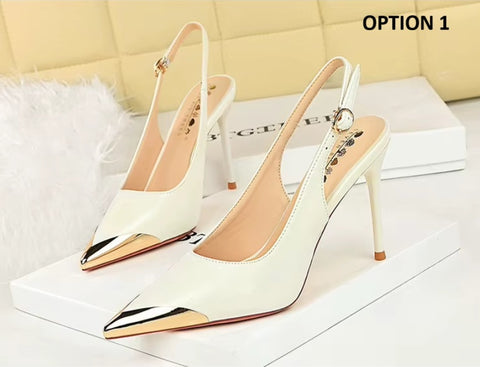 New Sexy Fashion Thin Heels Wedding Back Strap Ladies Shoes CODE: KAR4071