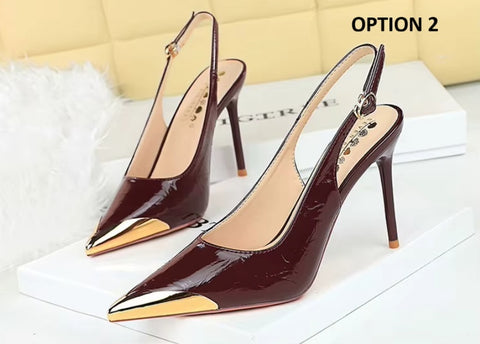 New Sexy Fashion Thin Heels Wedding Back Strap Ladies Shoes CODE: KAR4071