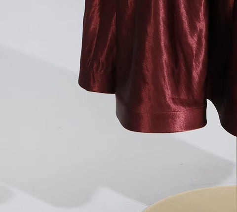 New Velvet Satin Formal Party Gown CODE: KAR4072