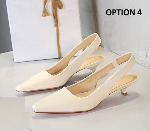 New Fashion Pointed Toe Low Hollowed Heel CODE: KAR4074
