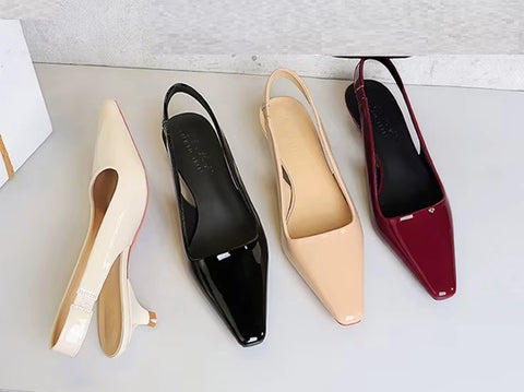 New Fashion Pointed Toe Low Hollowed Heel CODE: KAR4074