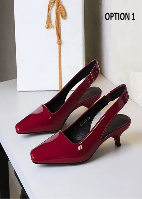 New Fashion Pointed Toe Low Hollowed Heel CODE: KAR4074