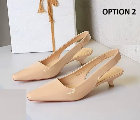 New Fashion Pointed Toe Low Hollowed Heel CODE: KAR4074