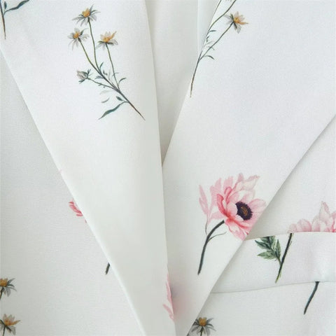 New casual and elegant design printed lapel tie suit jacket CODE: KAR4087