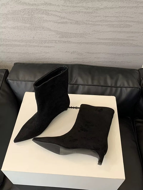 New Pointed Toe Ankle Low Heel Shoes CODE: KAR4090