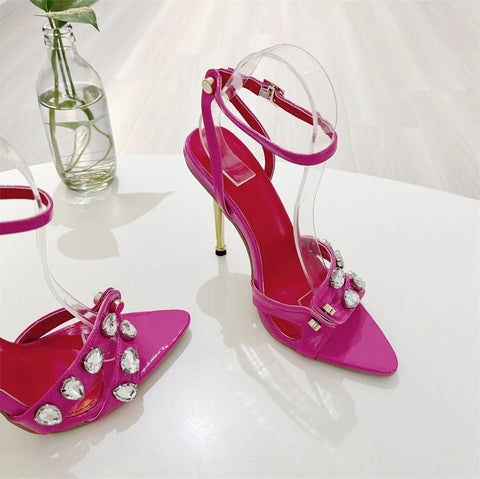 New Fashion Sparkling  Party Heels with Crystal Details CODE: KAR4093