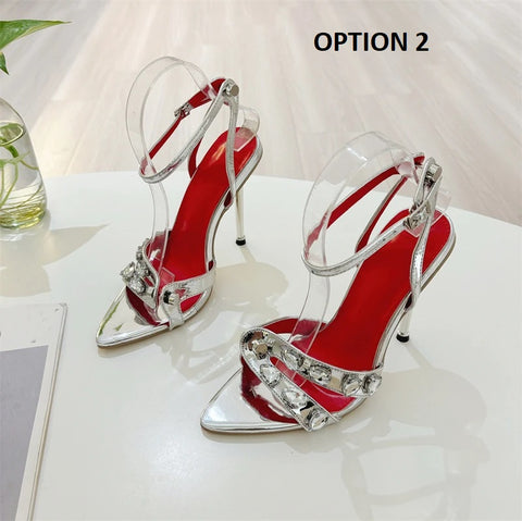 New Fashion Sparkling  Party Heels with Crystal Details CODE: KAR4093
