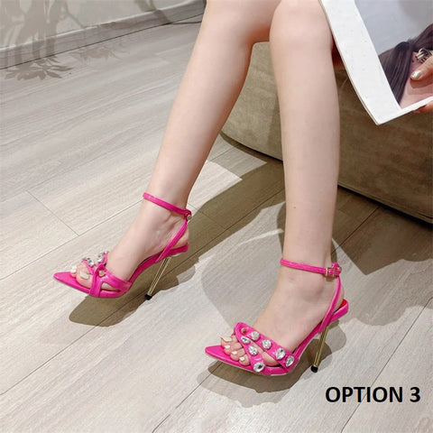 New Fashion Sparkling  Party Heels with Crystal Details CODE: KAR4093