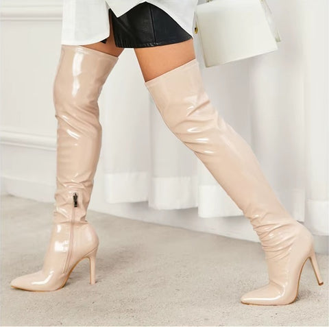 New Sexy Stiletto Over-the-Knee Pointed Toe High Heel Boots CODE: KAR4094
