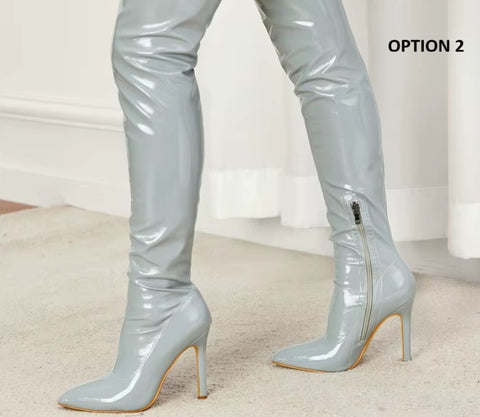 New Sexy Stiletto Over-the-Knee Pointed Toe High Heel Boots CODE: KAR4094