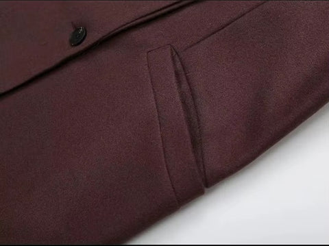 New loose commuting style lace-up coat jacket CODE: KAR4100