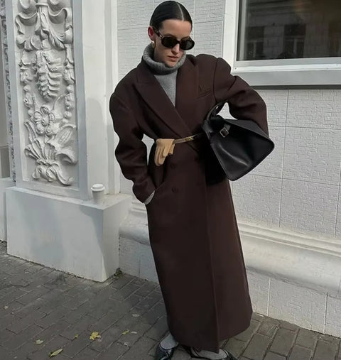 New loose commuting style lace-up coat jacket CODE: KAR4100