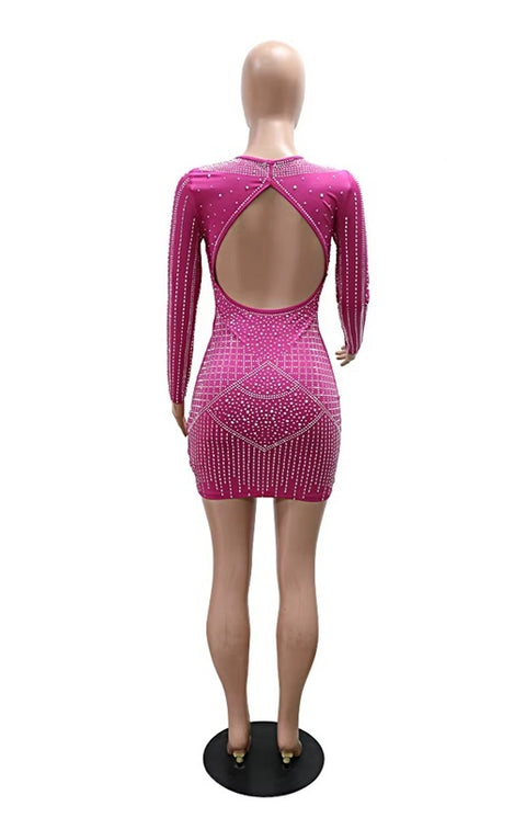 New Sexy Party Prom Long Sleeve Hip Gown Short Dress CODE: KAR4107