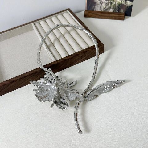 New Fashion Exaggerated Bellflower Bloom Alloy Necklace CODE: KAR4113