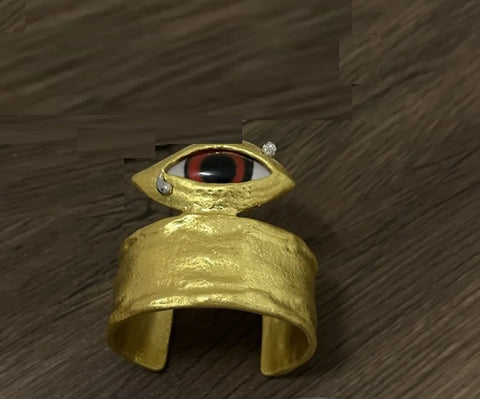 New Metal Face Design Cuff Bracelet CODE: KAR4116