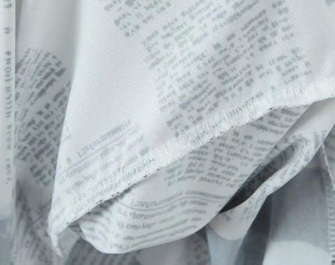 New Fashion Paper Print Spaghetti Straps Dress CODE: KAR4118