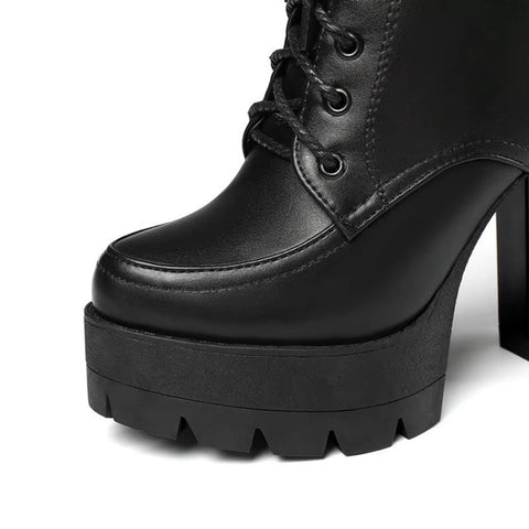 New autumn and winter waterproof thick high-heel Boots CODE: KAR4122