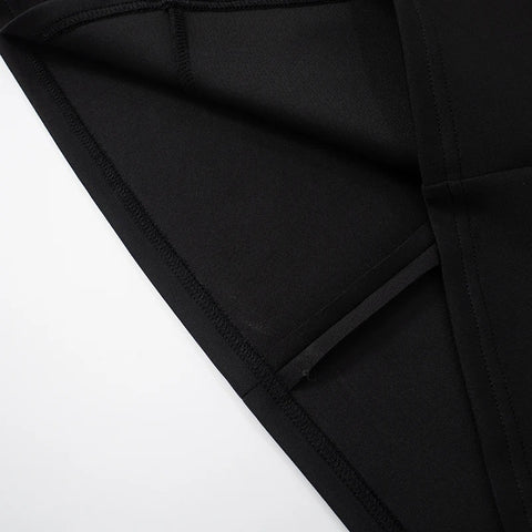 New Fashion Lapel Mesh Patchwork Zipper Slim Dress CODE: KAR4123