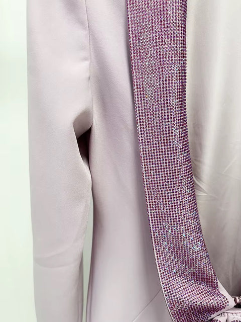 New Fashion Backless Diamonds Stereoscopic Flowers Long Maxi Dress CODE: KAR4126