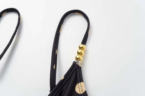 New Fashion V-Neck Polka Dot One-Piece Swimsuit Set CODE: KAR4128